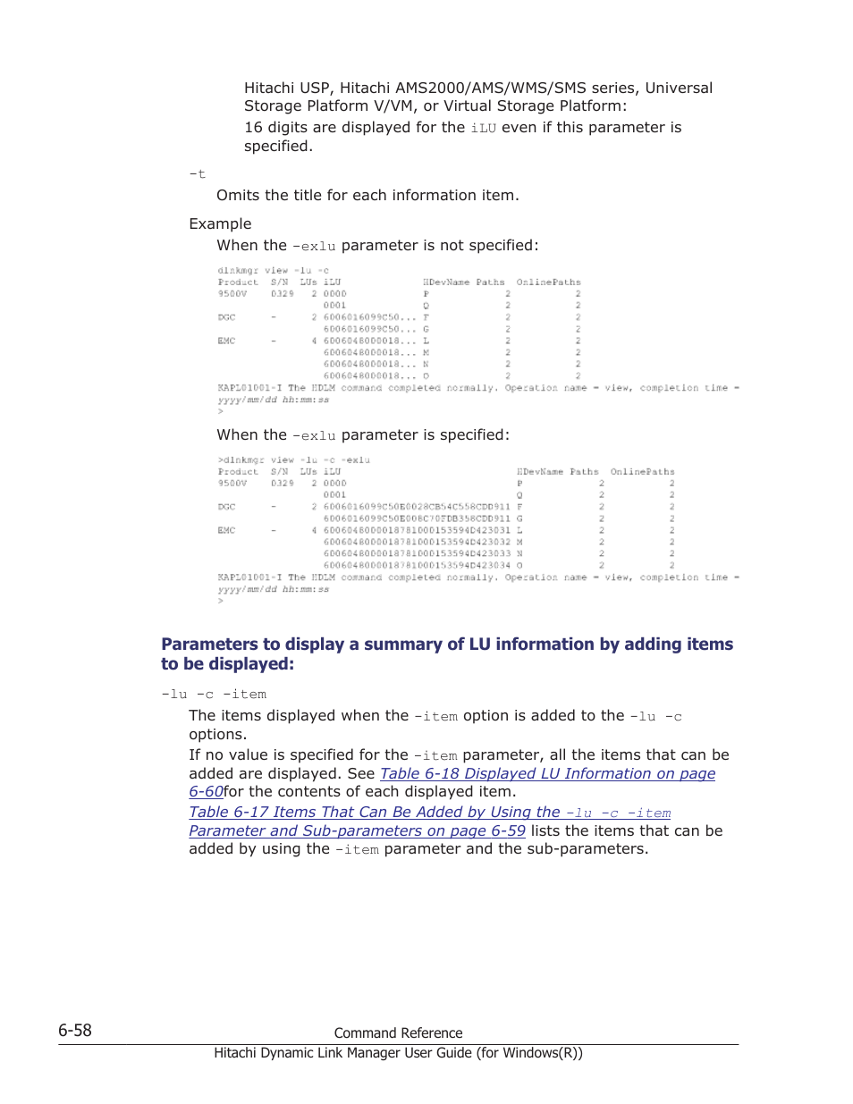 HP Hitachi Dynamic Link Manager Software User Manual | Page 246 / 422