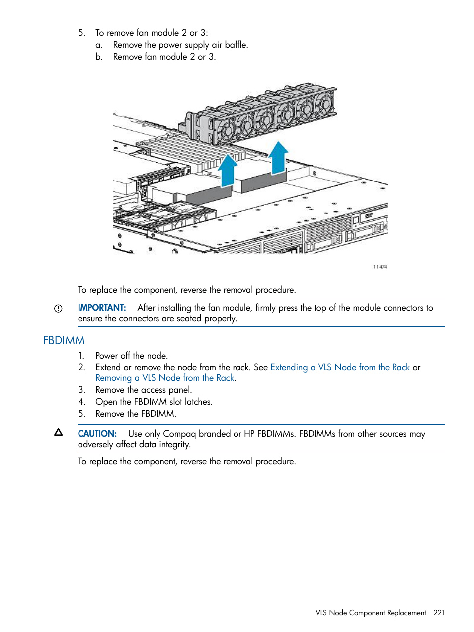 Fbdimm | HP 9000 Virtual Library System User Manual | Page 221 / 268