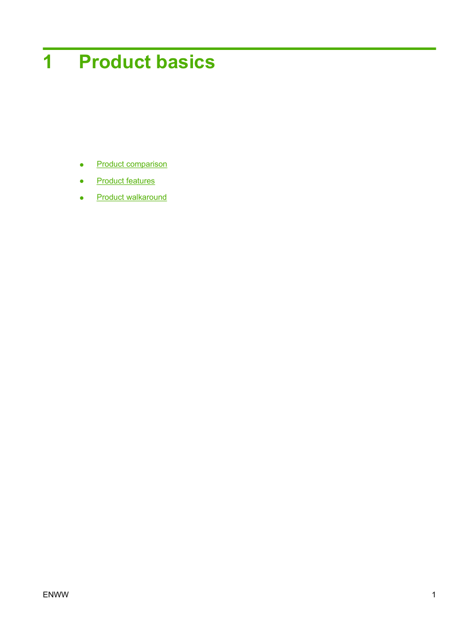 Product basics, 1 product basics, 1product basics | HP LaserJet P2035 User Manual | Page 11 / 148