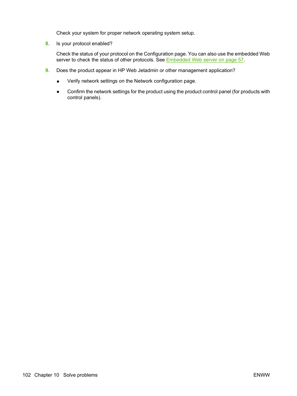 HP LaserJet P2035 User Manual | Page 112 / 148