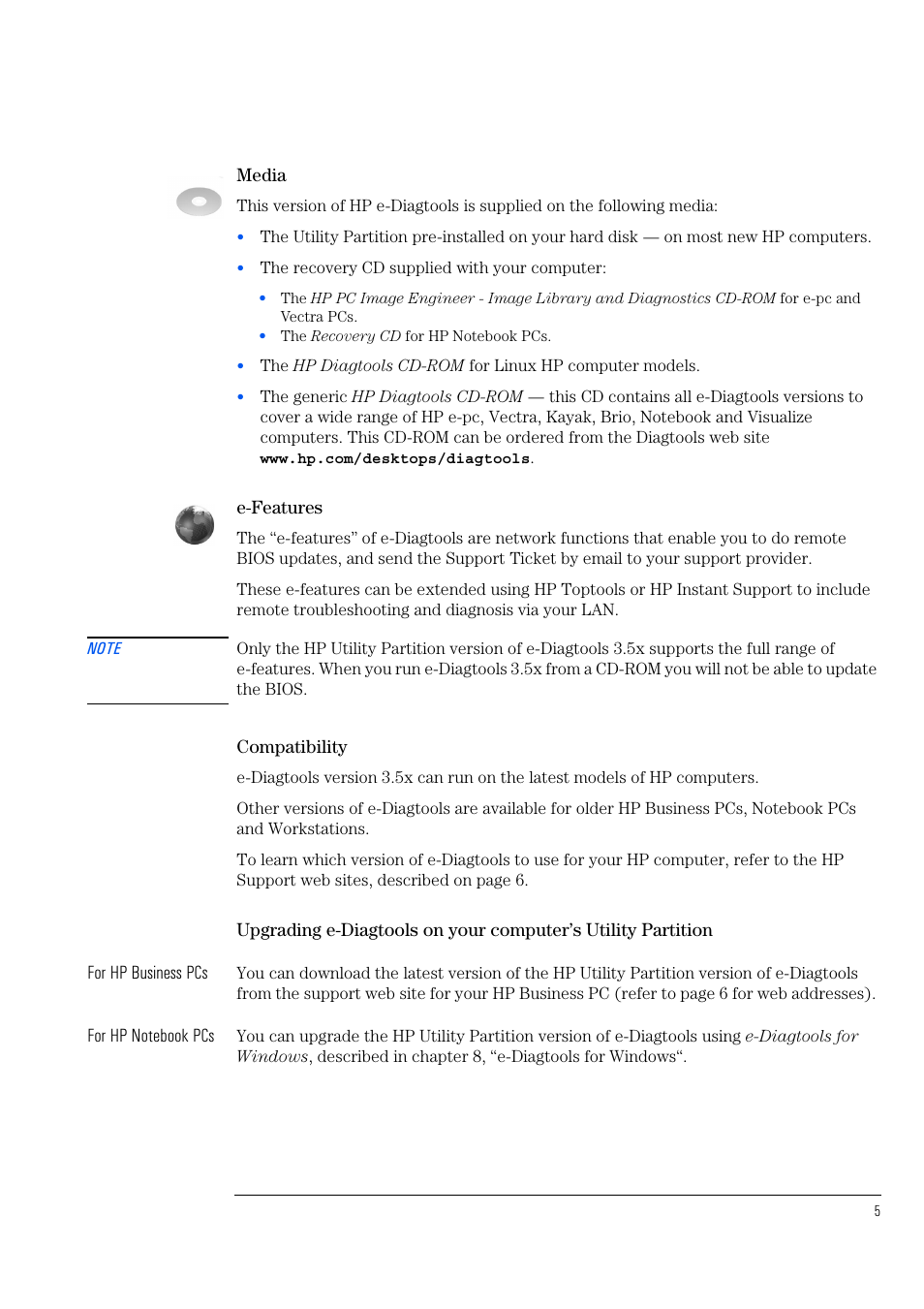 HP e-PC c10s10 User Manual | Page 5 / 82