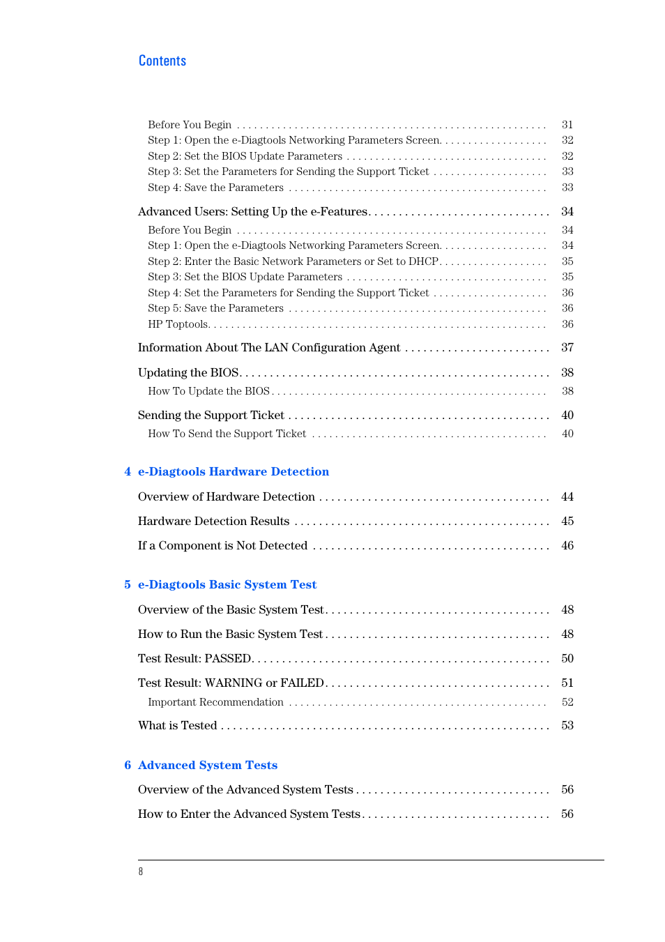 HP e-PC c10s10 User Manual | Page 8 / 82