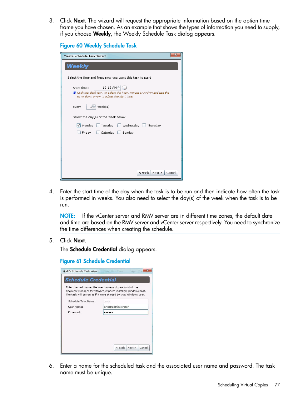 HP 3PAR Application Software Suite for VMware User Manual | Page 77 / 126