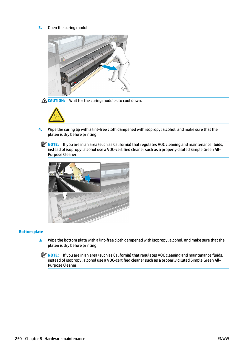 HP Latex 3000 Printer User Manual | Page 256 / 312