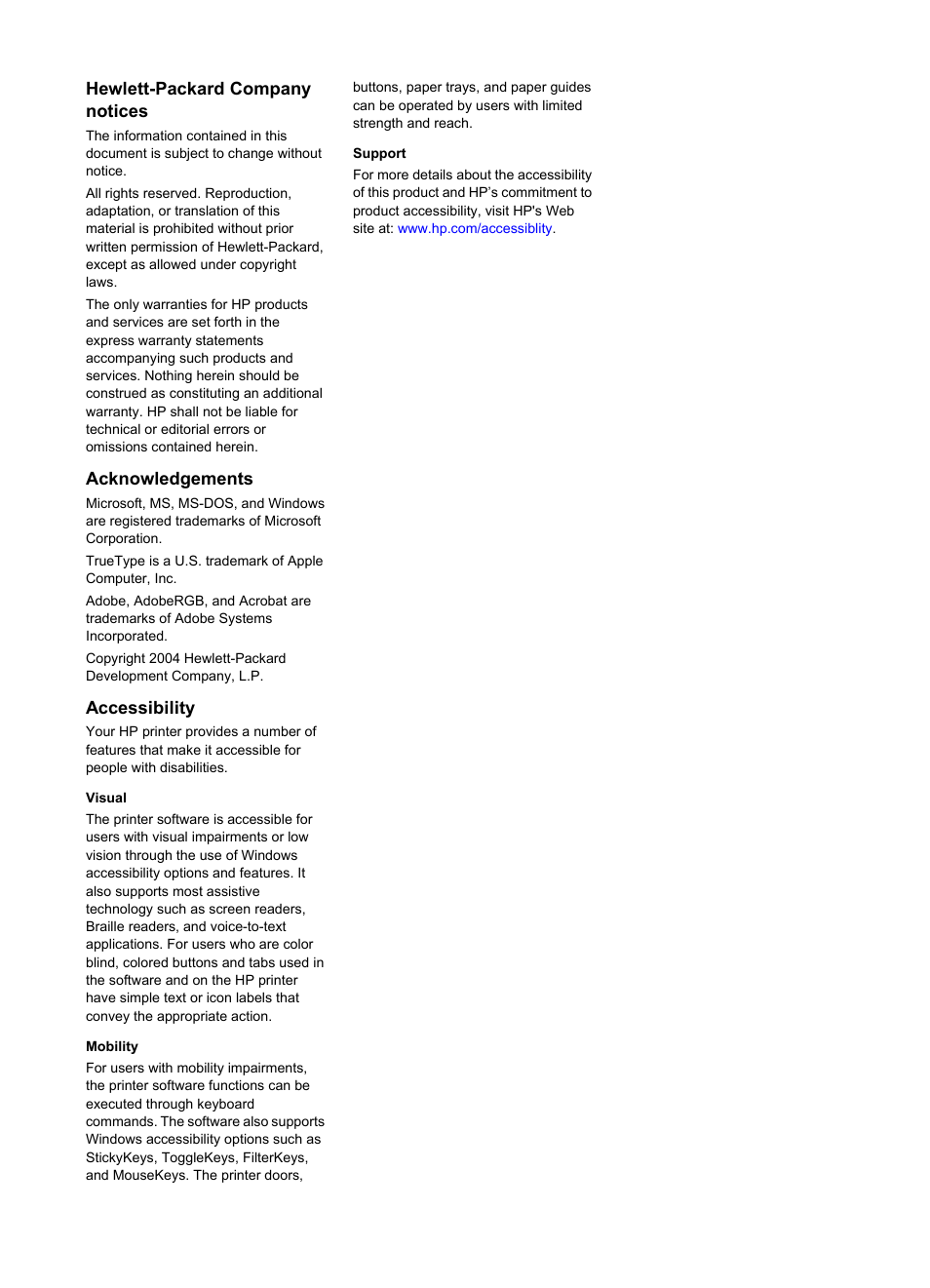 HP Deskjet 5740 Color Inkjet Printer User Manual | Page 2 / 100