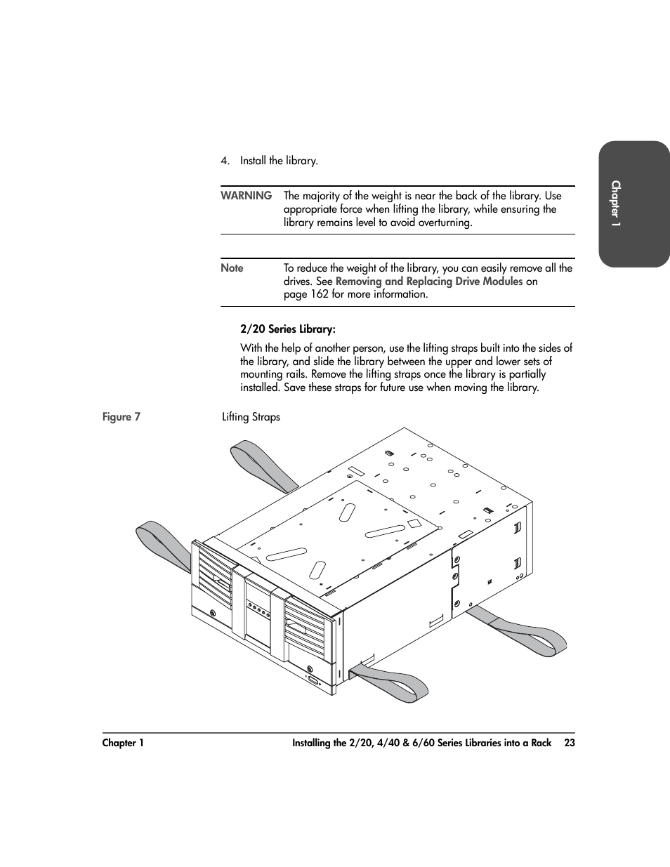 HP Surestore 10.100 Tape Library User Manual | Page 25 / 238