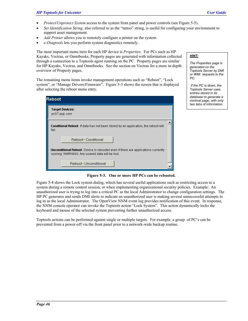 HP TopTools User Manual | Page 46 / 85