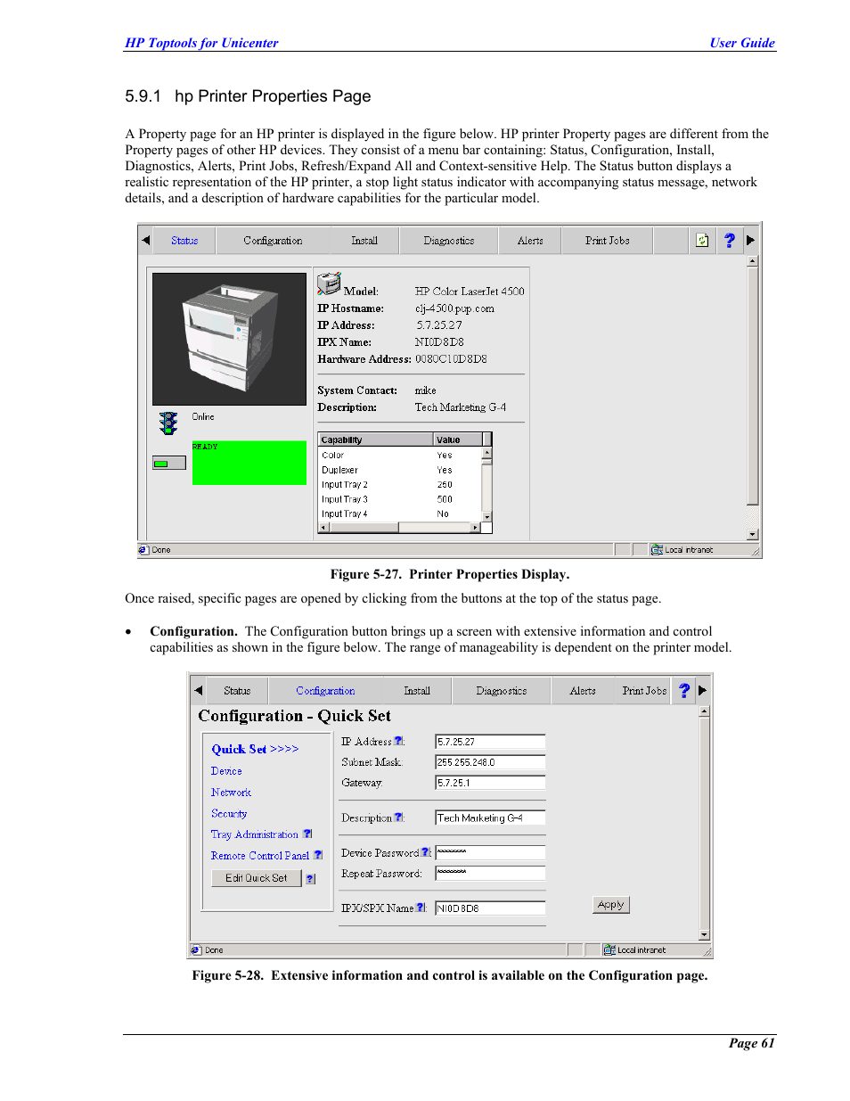 HP TopTools User Manual | Page 61 / 85