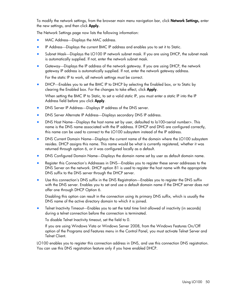 HP ProLiant SL165z G7 Server User Manual | Page 50 / 66