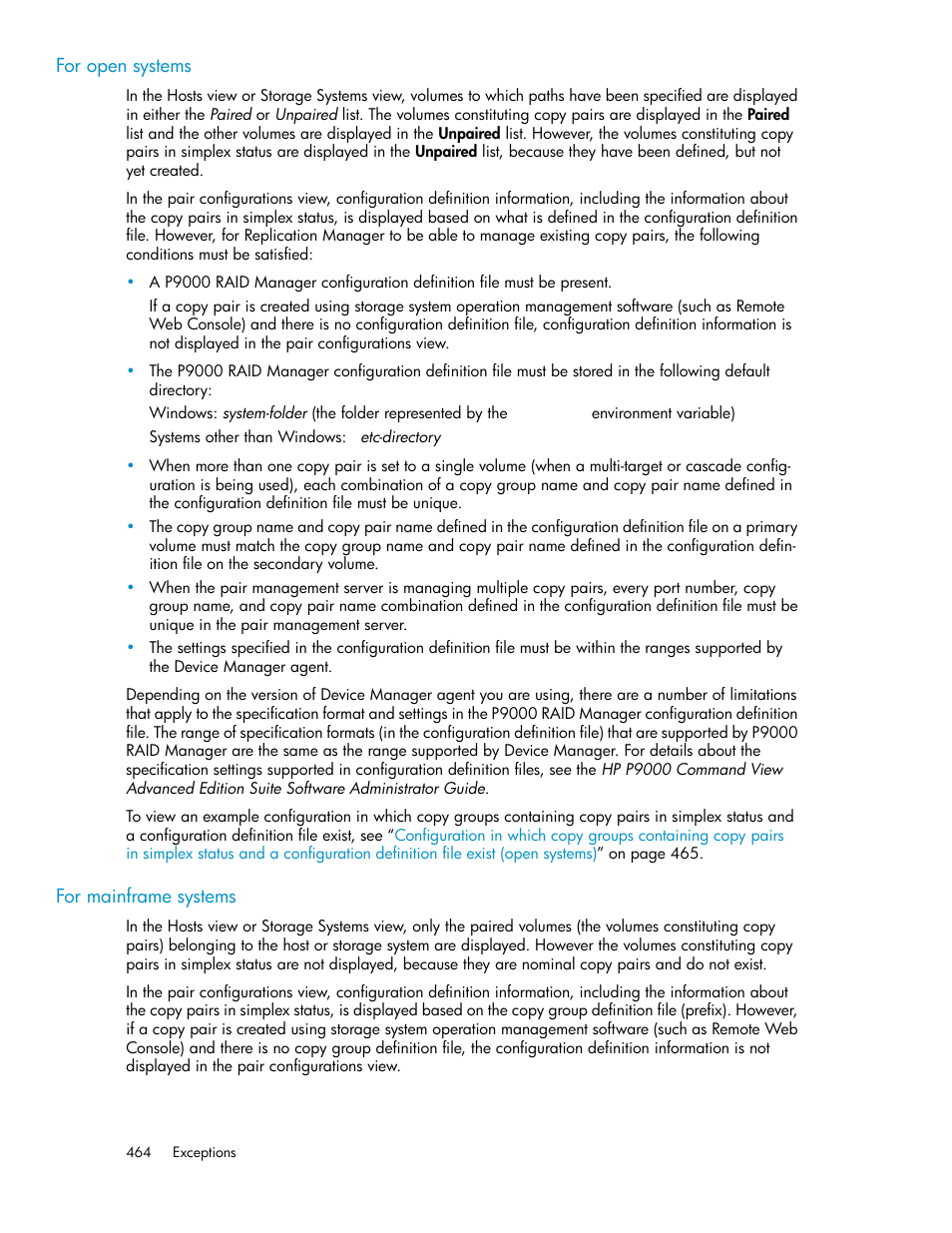 HP XP P9000 Command View Advanced Edition Software User Manual | Page 464 / 492