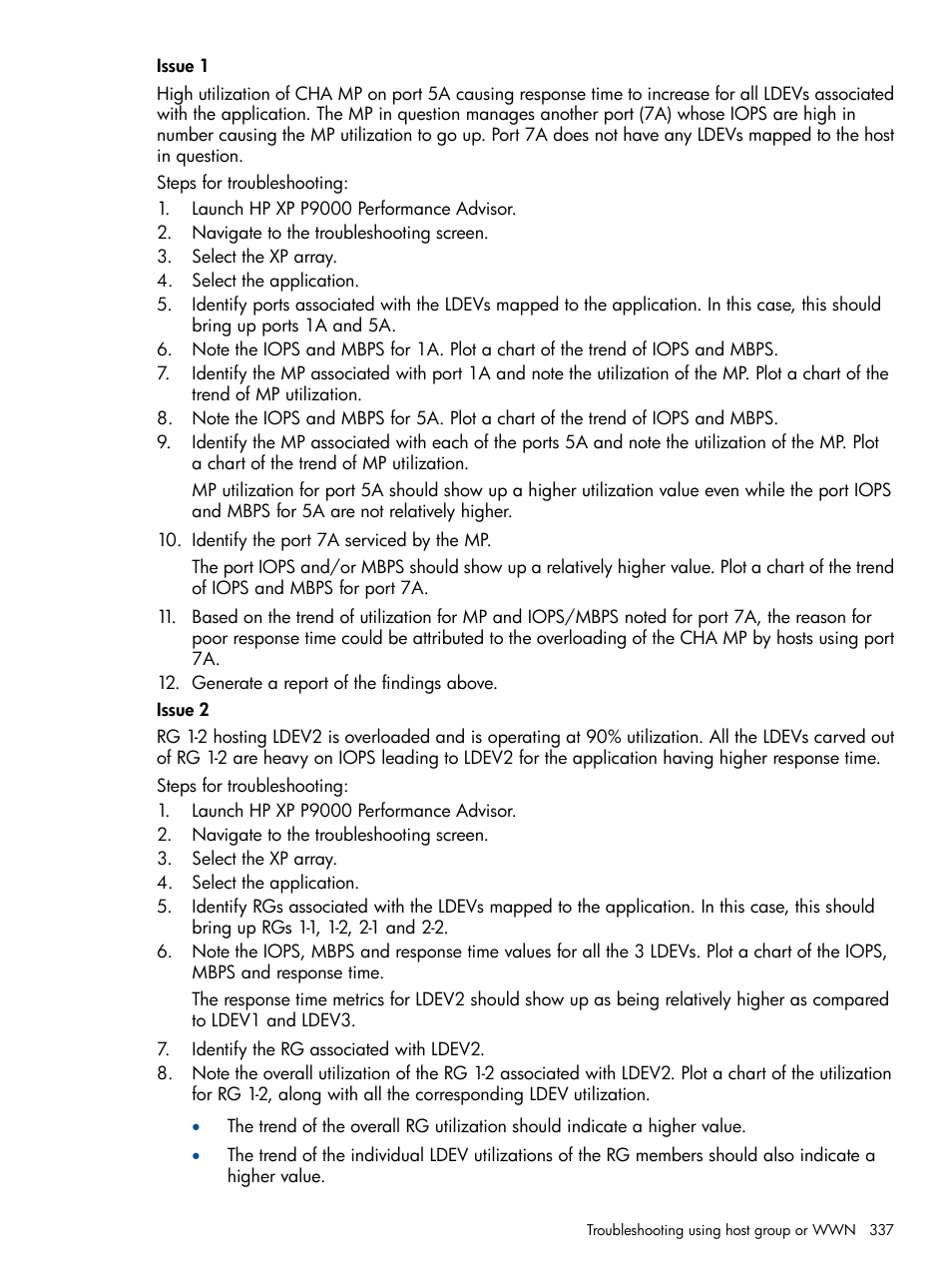 HP XP Performance Advisor Software User Manual | Page 337 / 417