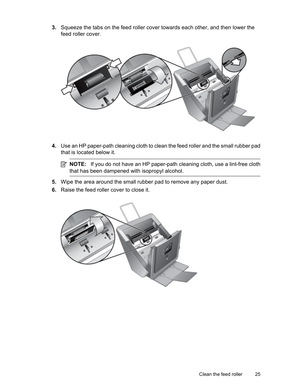 HP Scanjet N7710 Document Sheet-feed Scanner User Manual | Page 27 / 42