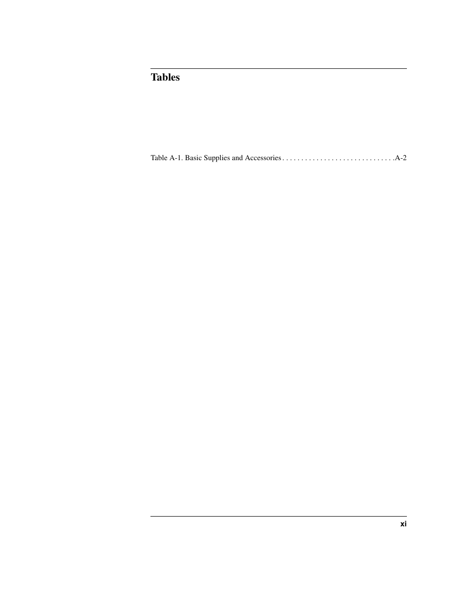 Tables | HP Optical Jukeboxes User Manual | Page 11 / 77