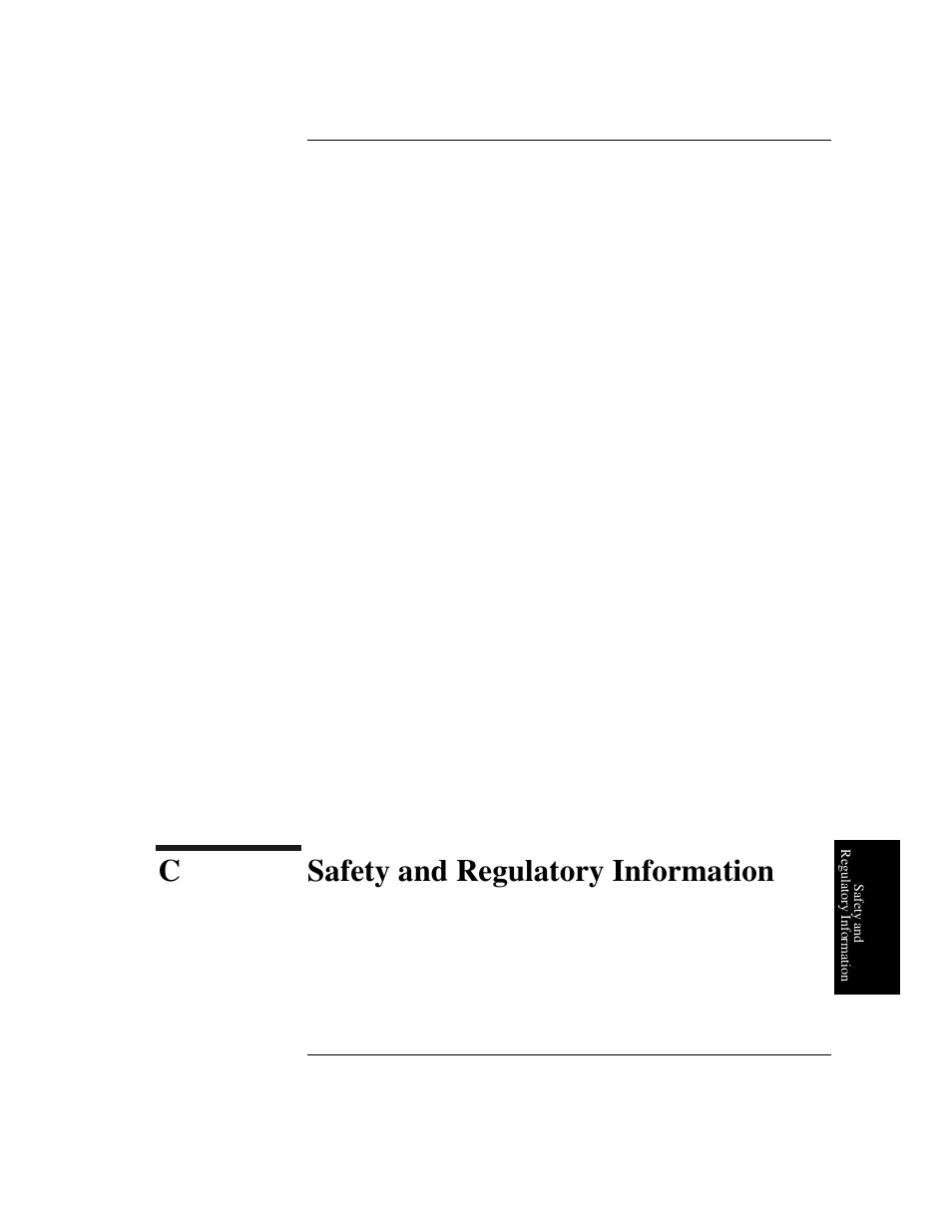 C safety and regulatory information, C. safety and regulatory information, Csafety and regulatory information | HP Optical Jukeboxes User Manual | Page 65 / 77