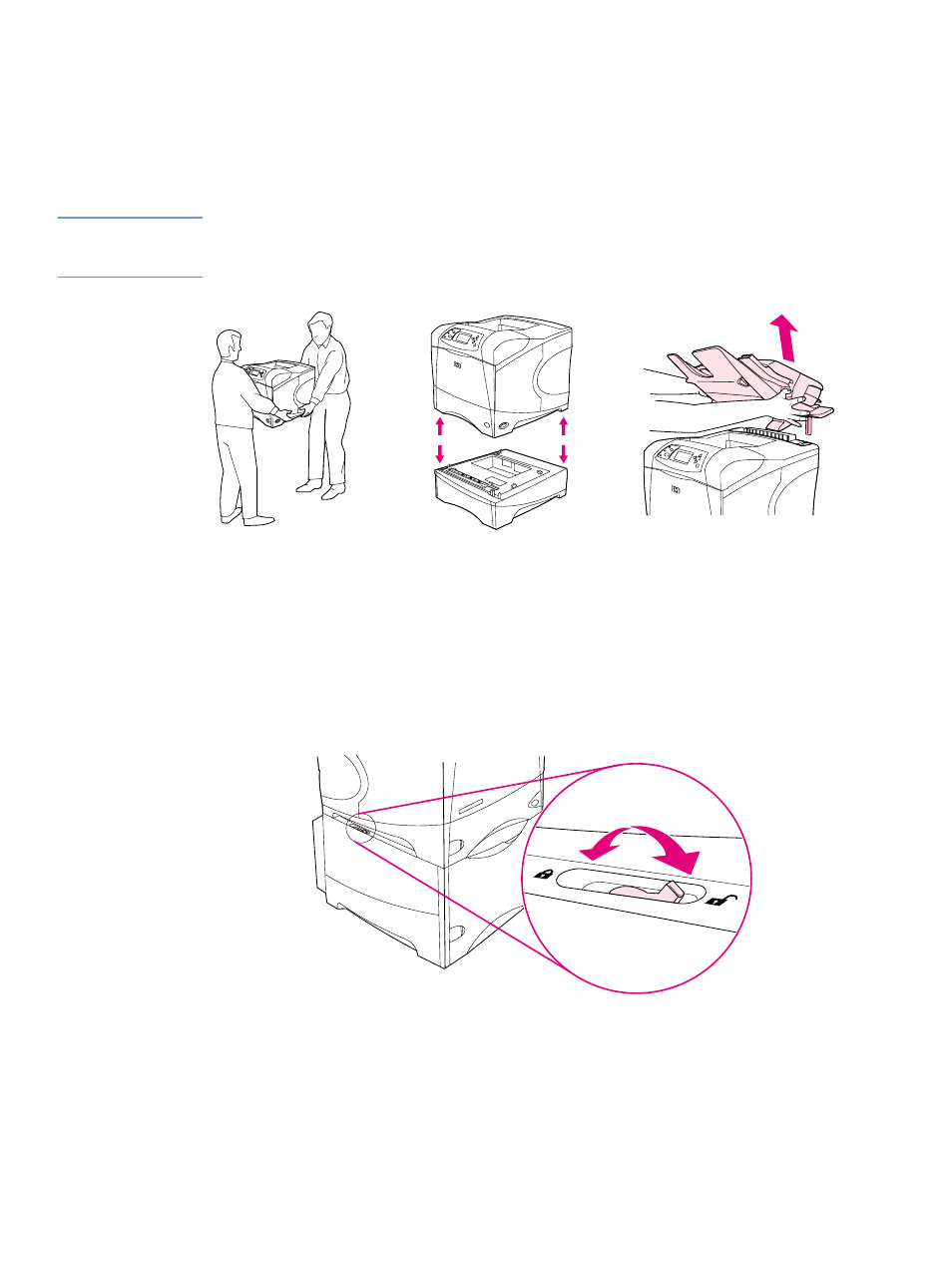 Moving the printer | HP LaserJet 4300 Printer series User Manual | Page 18 / 218