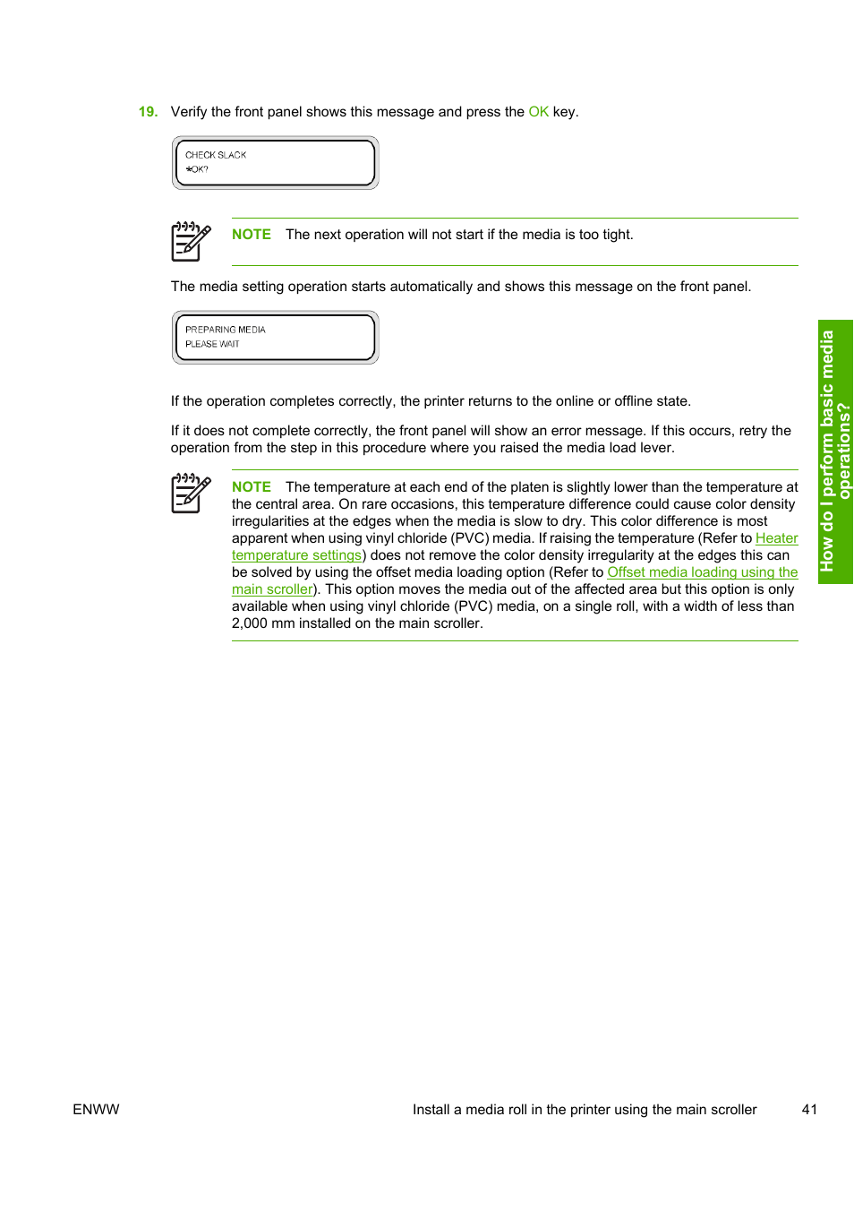 HP Designjet 10000s Printer series User Manual | Page 51 / 330