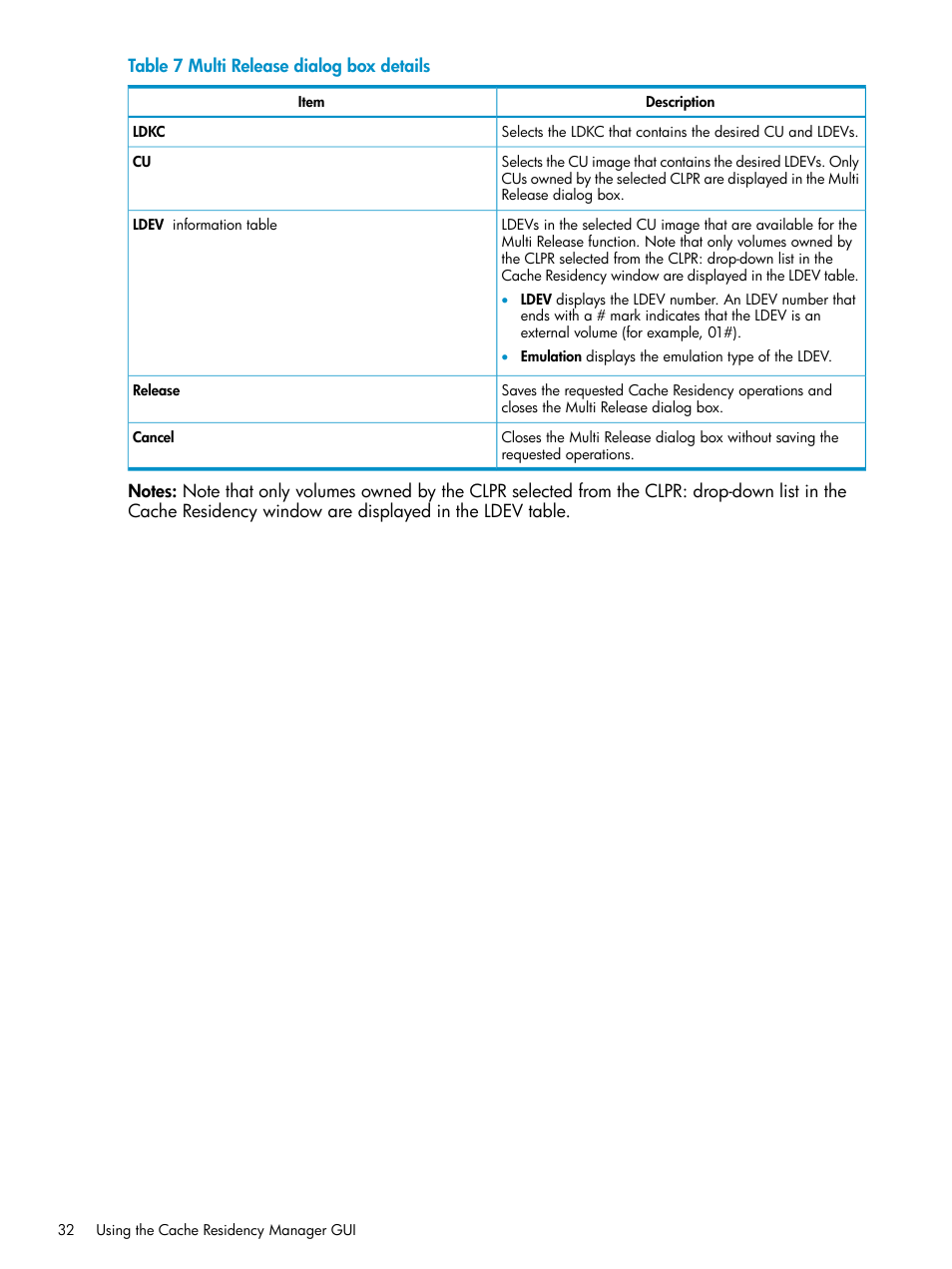 HP XP Array Manager Software User Manual | Page 32 / 52