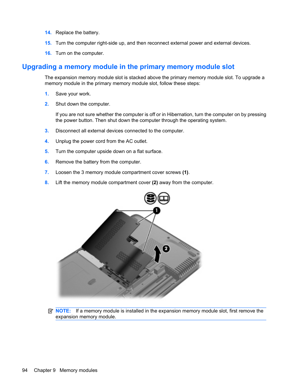 HP Compaq Presario CQ35-337TX Notebook PC User Manual | Page 104 / 135