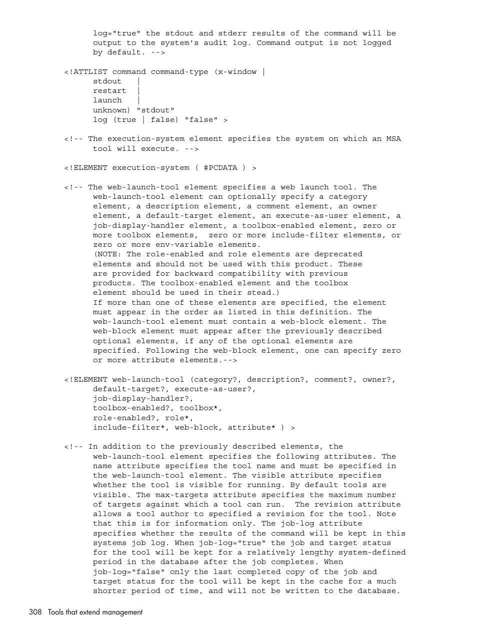 HP Systems Insight Manager User Manual | Page 308 / 679