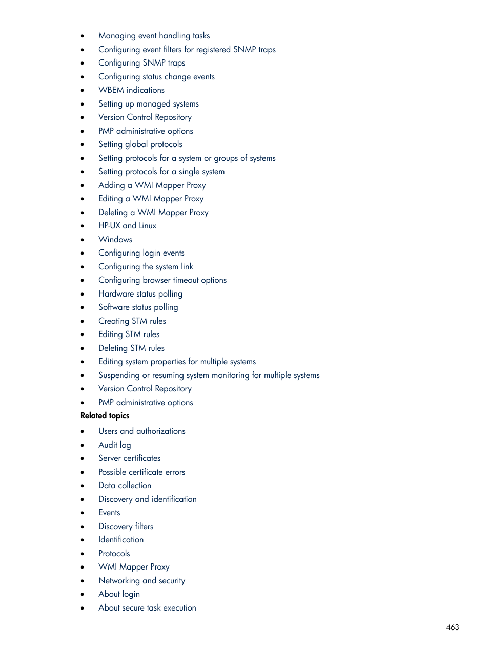 HP Systems Insight Manager User Manual | Page 463 / 679