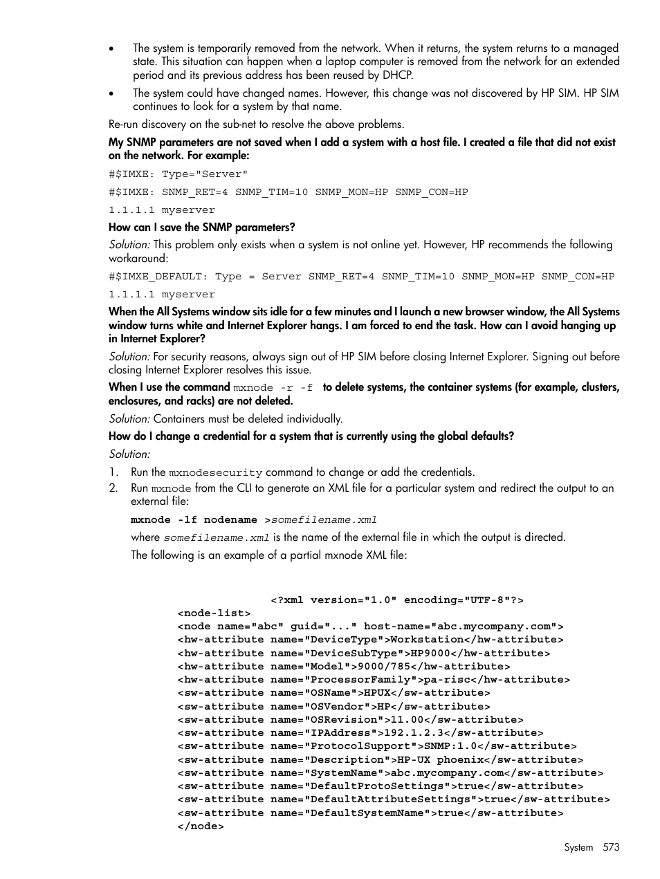 HP Systems Insight Manager User Manual | Page 573 / 679