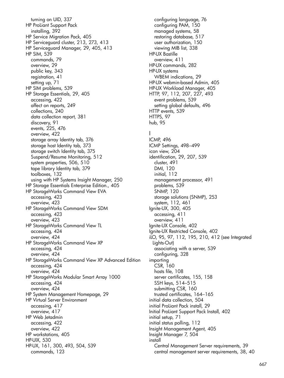 HP Systems Insight Manager User Manual | Page 667 / 679