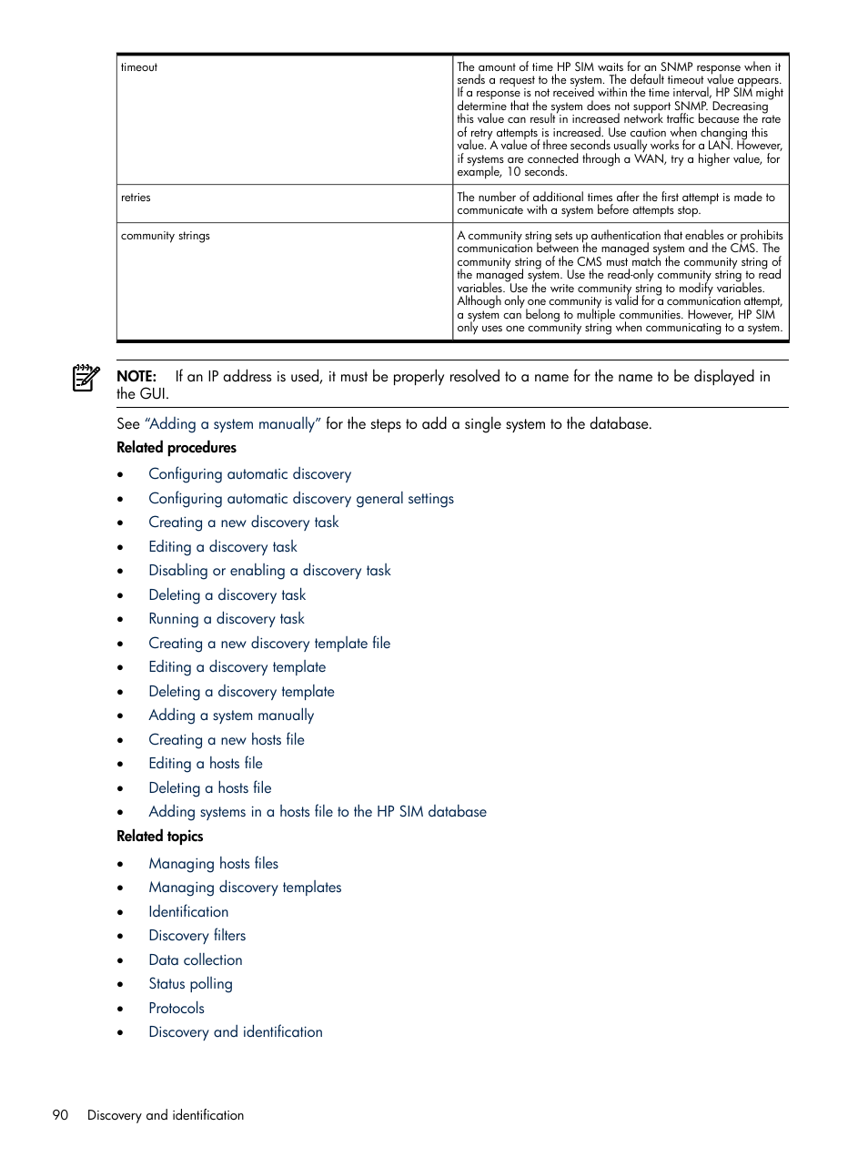 HP Systems Insight Manager User Manual | Page 90 / 679