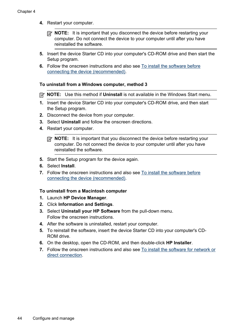 HP Officejet Pro K8600 Printer User Manual | Page 48 / 108