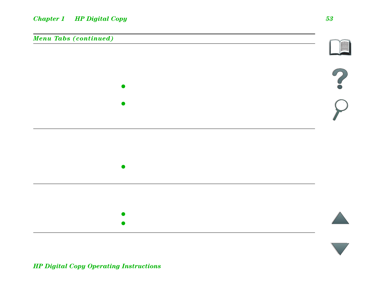 Book copy tab, Job binding tab, Configuration tab | HP LaserJet 8100 Multifunction Printer series User Manual | Page 53 / 88