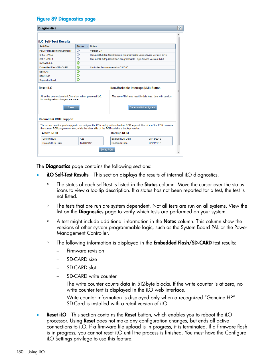 HP Integrated Lights-Out 4 User Manual | Page 180 / 356