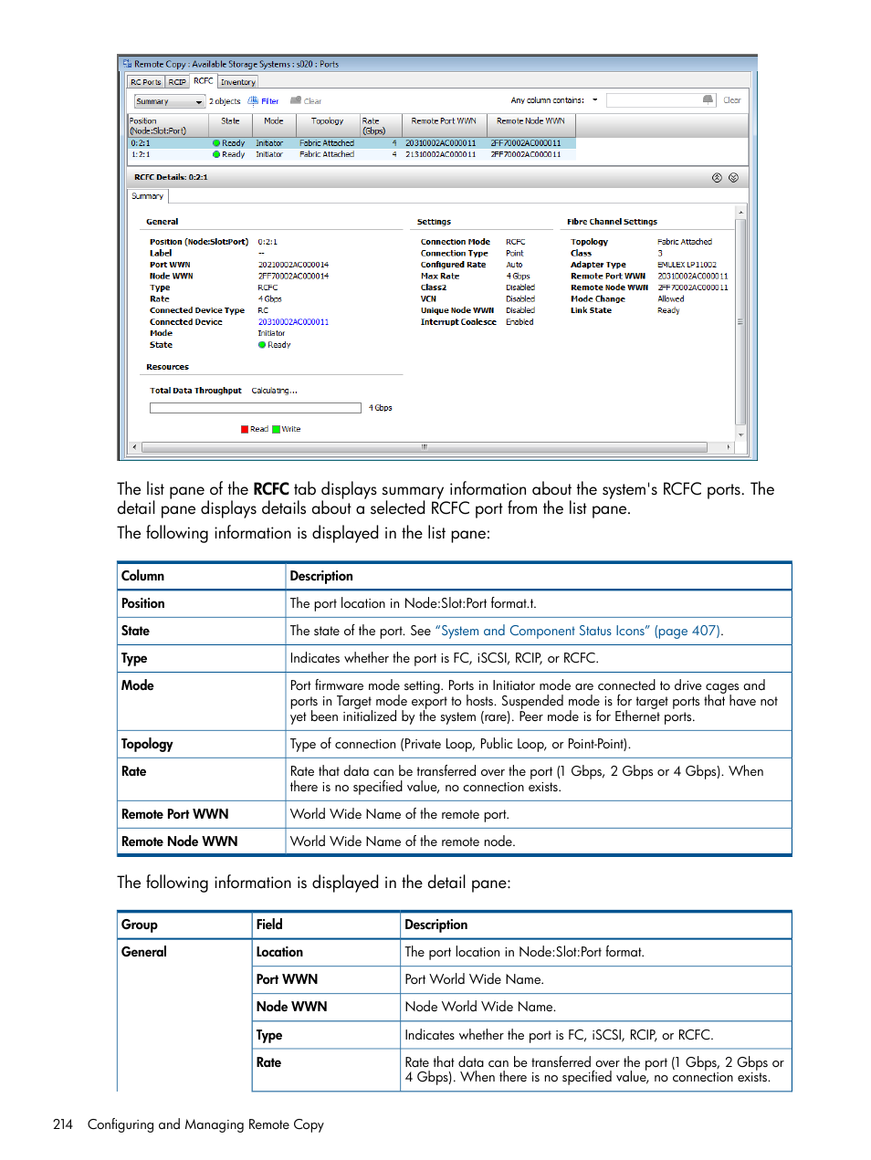HP 3PAR Operating System Software User Manual | Page 214 / 424