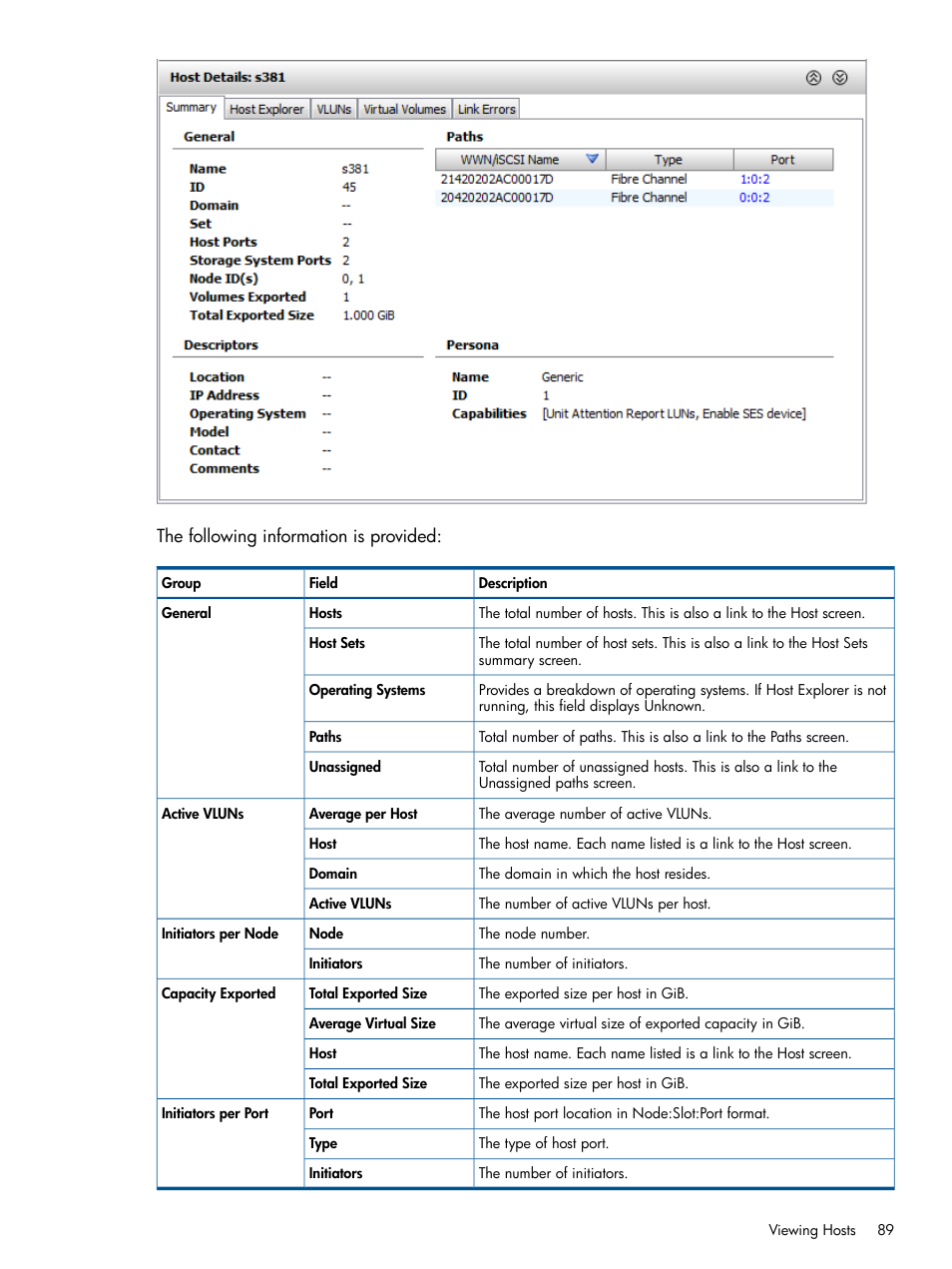 HP 3PAR Operating System Software User Manual | Page 89 / 424