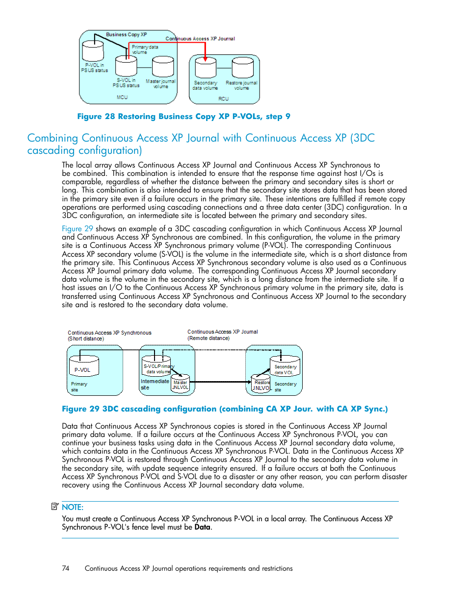 Restoring business copy xp p-vols, step 9 | HP XP Continuous Access Software User Manual | Page 74 / 234