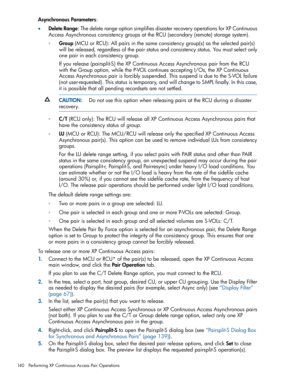HP StorageWorks XP Remote Web Console Software User Manual | Page 140 / 176