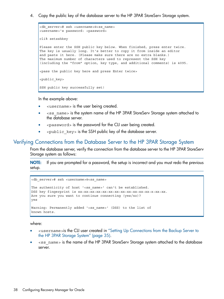 HP 3PAR Application Software Suite for Oracle Licenses User Manual | Page 38 / 199