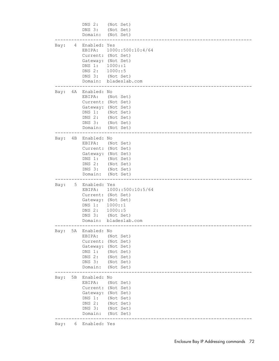 HP Onboard Administrator User Manual | Page 72 / 226