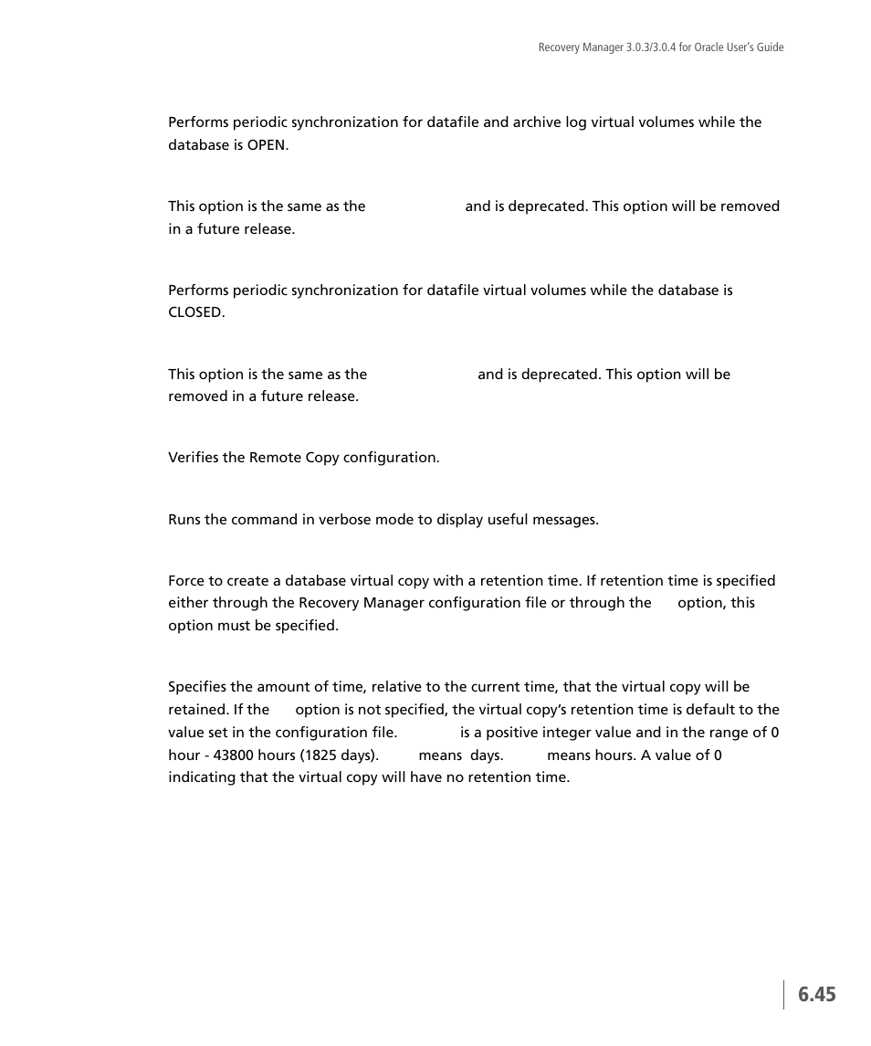 HP 3PAR Application Software Suite for Oracle User Manual | Page 159 / 196