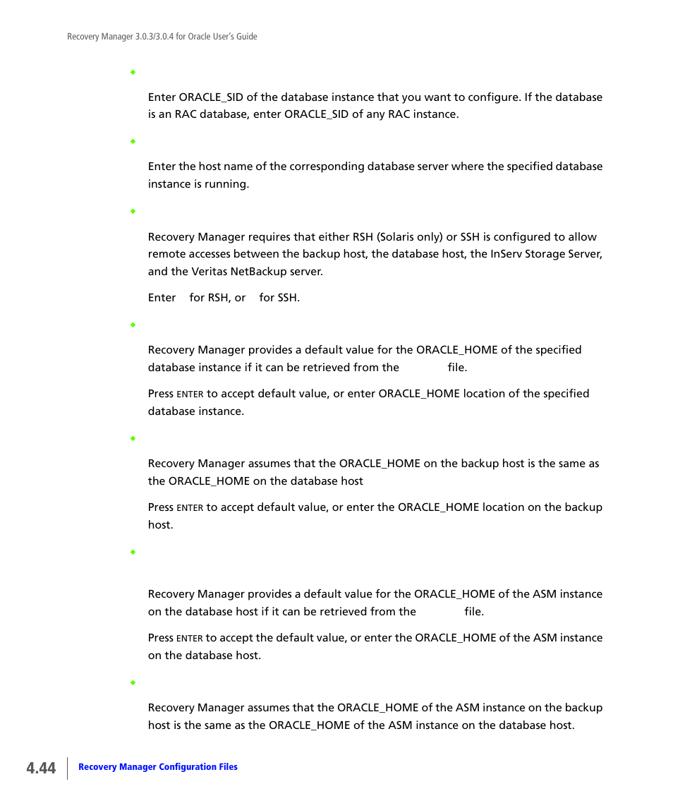 HP 3PAR Application Software Suite for Oracle User Manual | Page 94 / 196