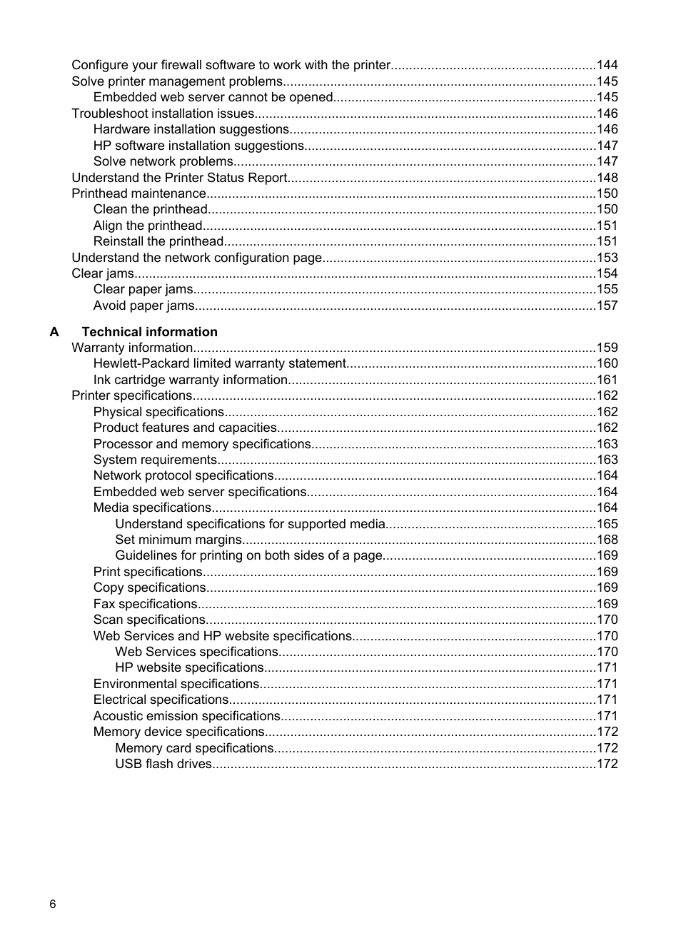 HP Officejet Pro 8600 User Manual | Page 10 / 254