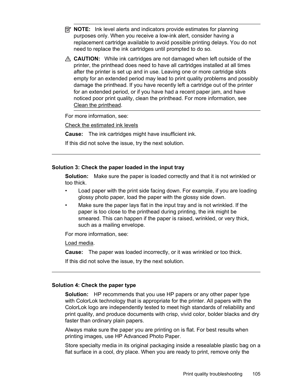 Solution 4: check the paper type | HP Officejet Pro 8600 User Manual | Page 109 / 254