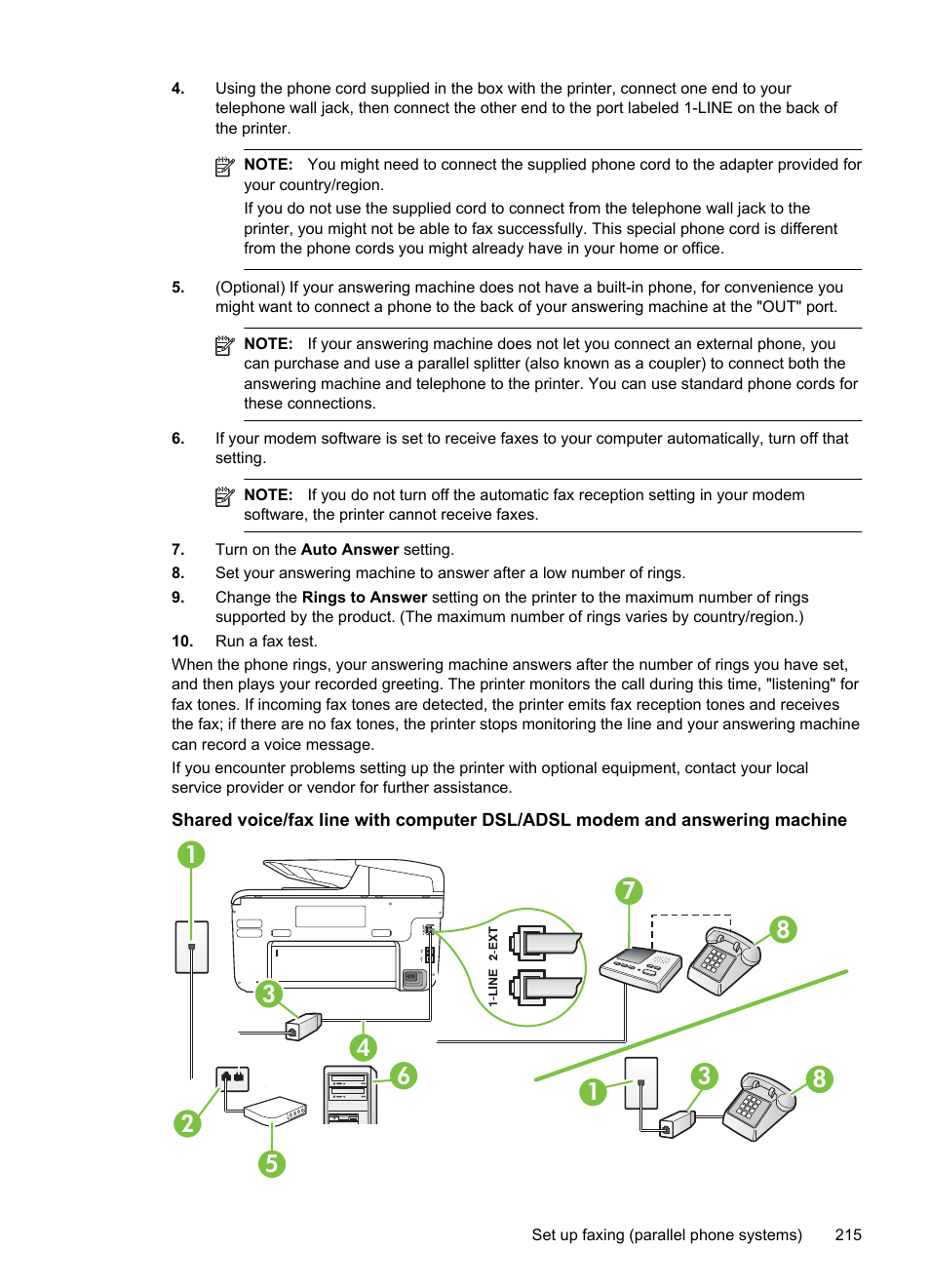 HP Officejet Pro 8600 User Manual | Page 219 / 254
