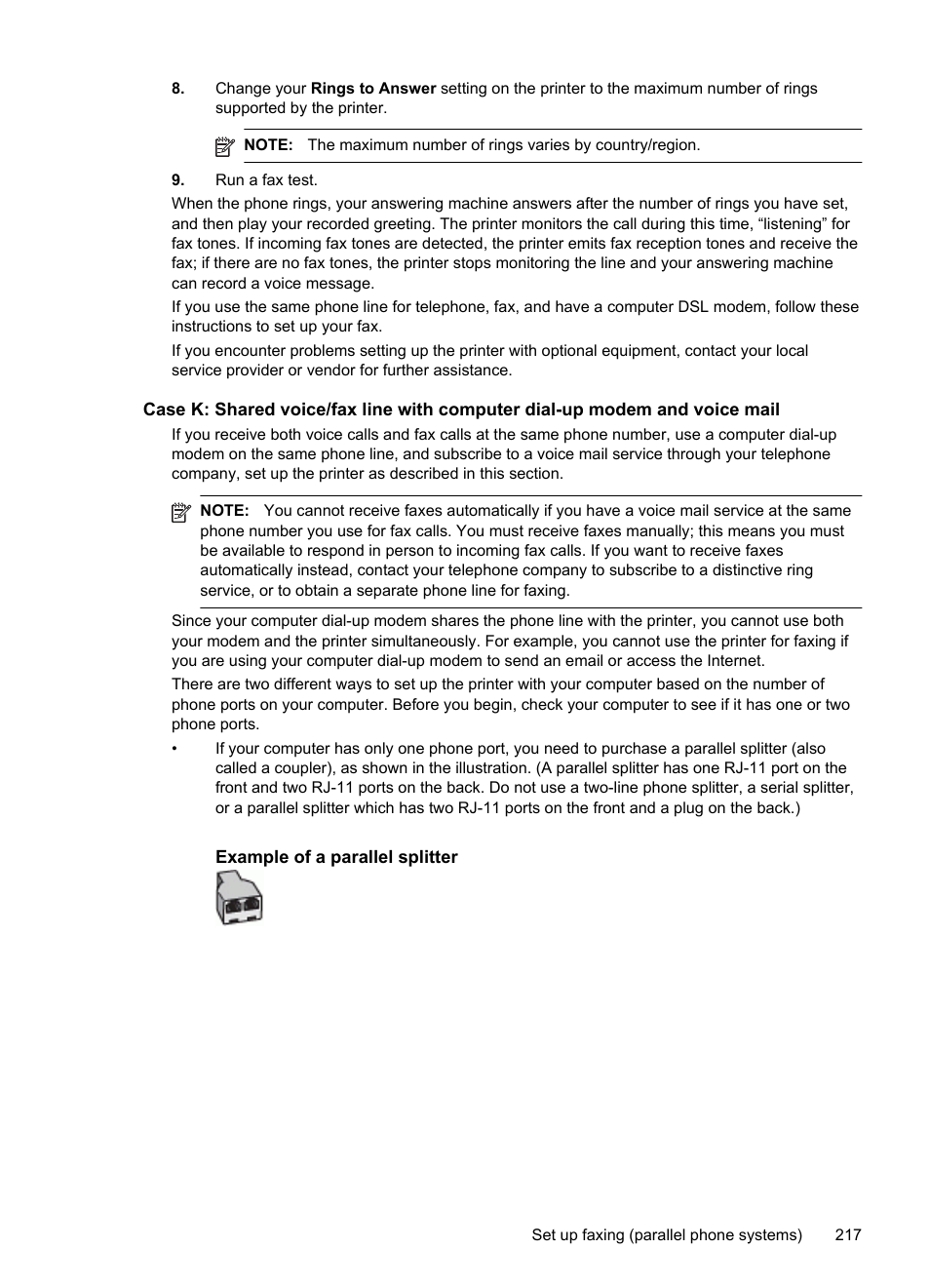 HP Officejet Pro 8600 User Manual | Page 221 / 254