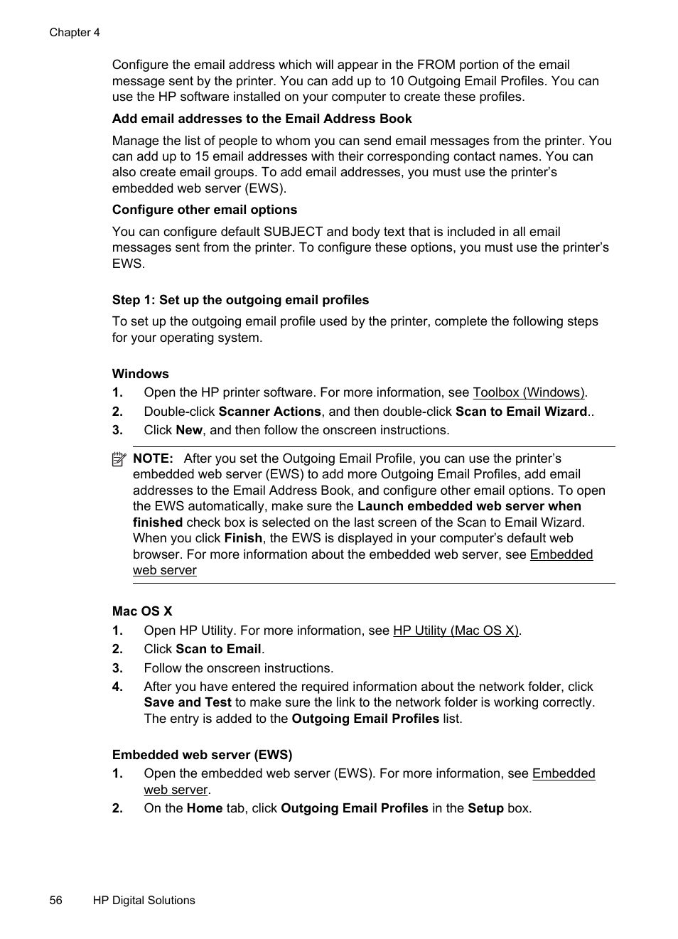 HP Officejet Pro 8600 User Manual | Page 60 / 254