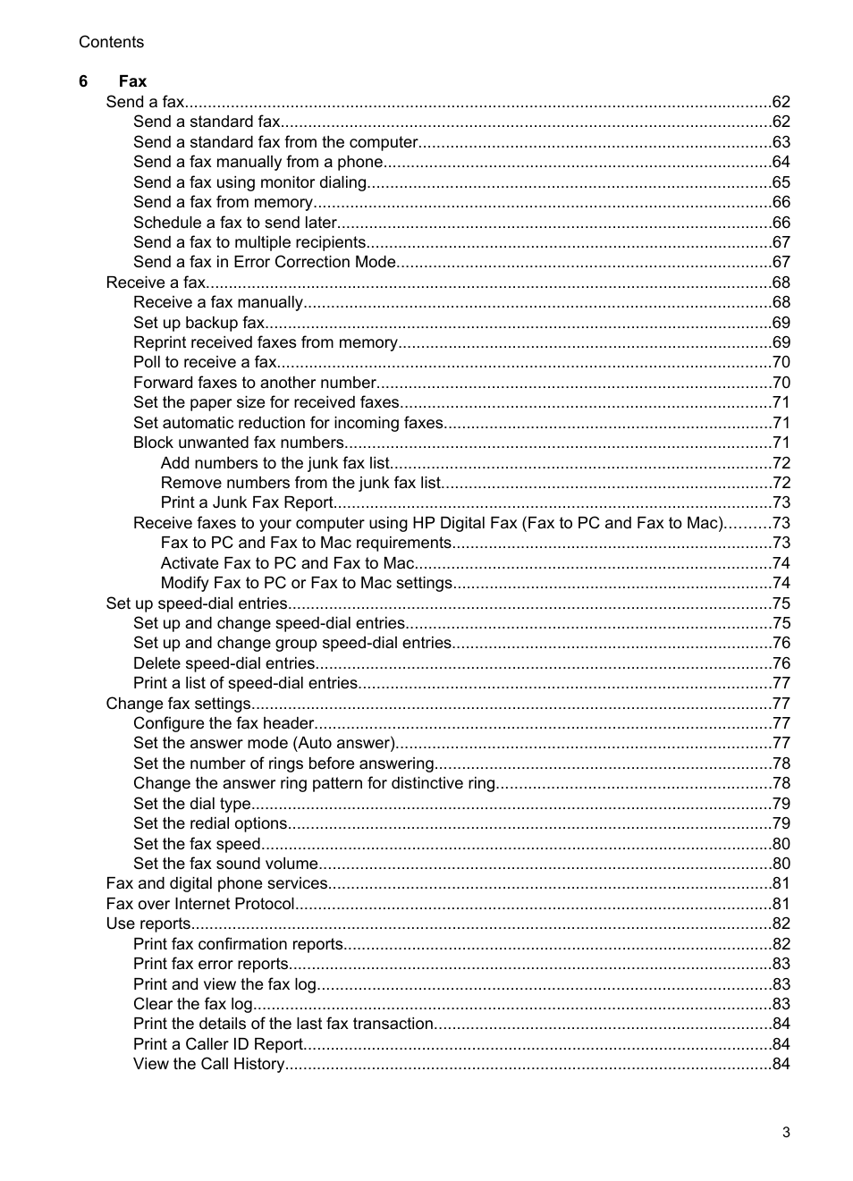 HP Officejet Pro 8600 User Manual | Page 7 / 254