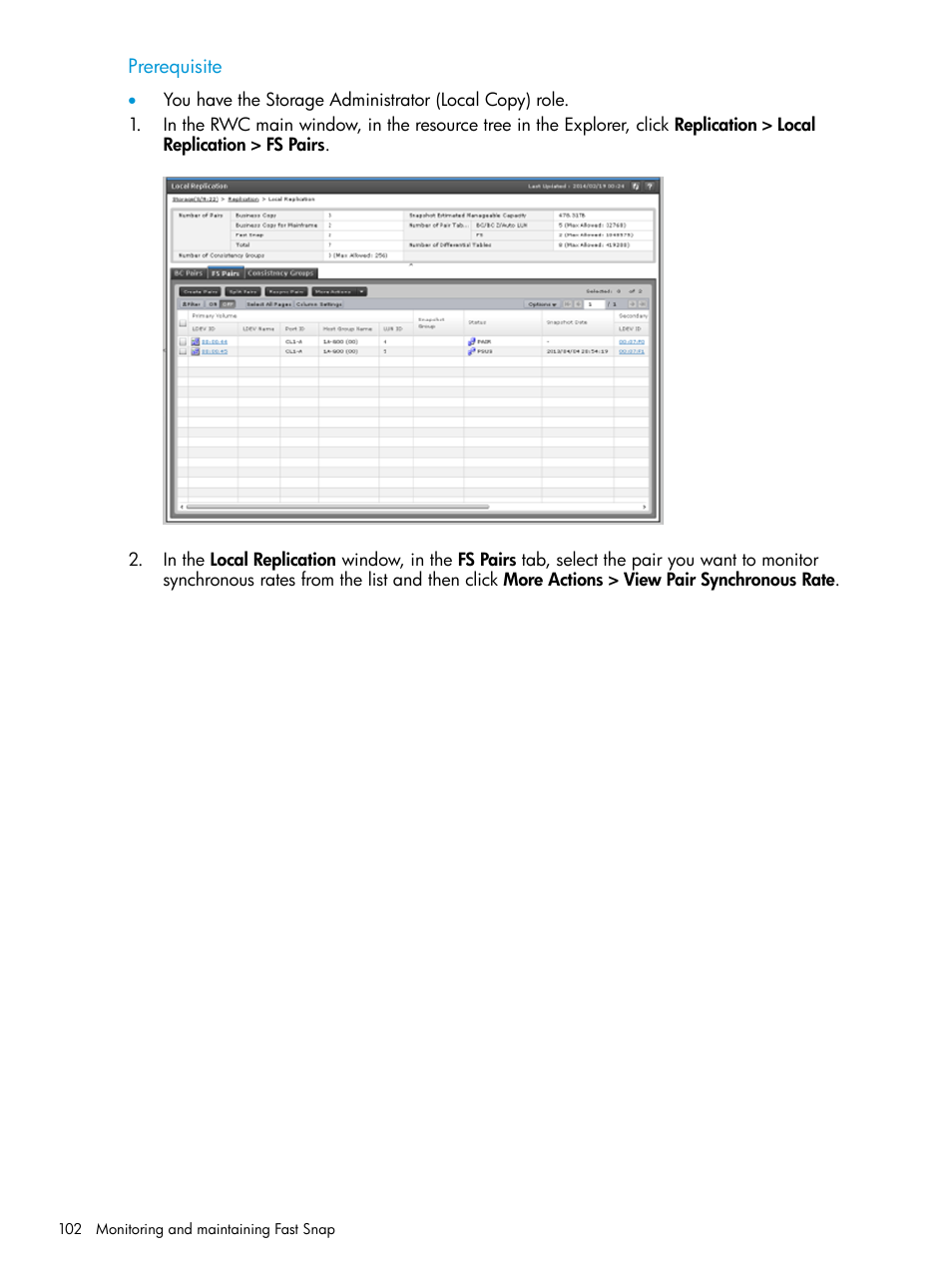 HP XP7 Storage User Manual | Page 102 / 197