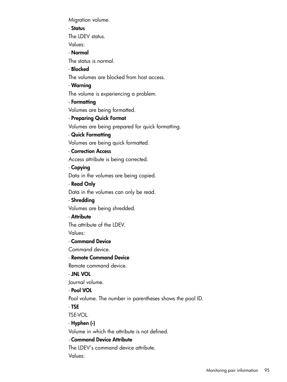 HP XP7 Storage User Manual | Page 95 / 197