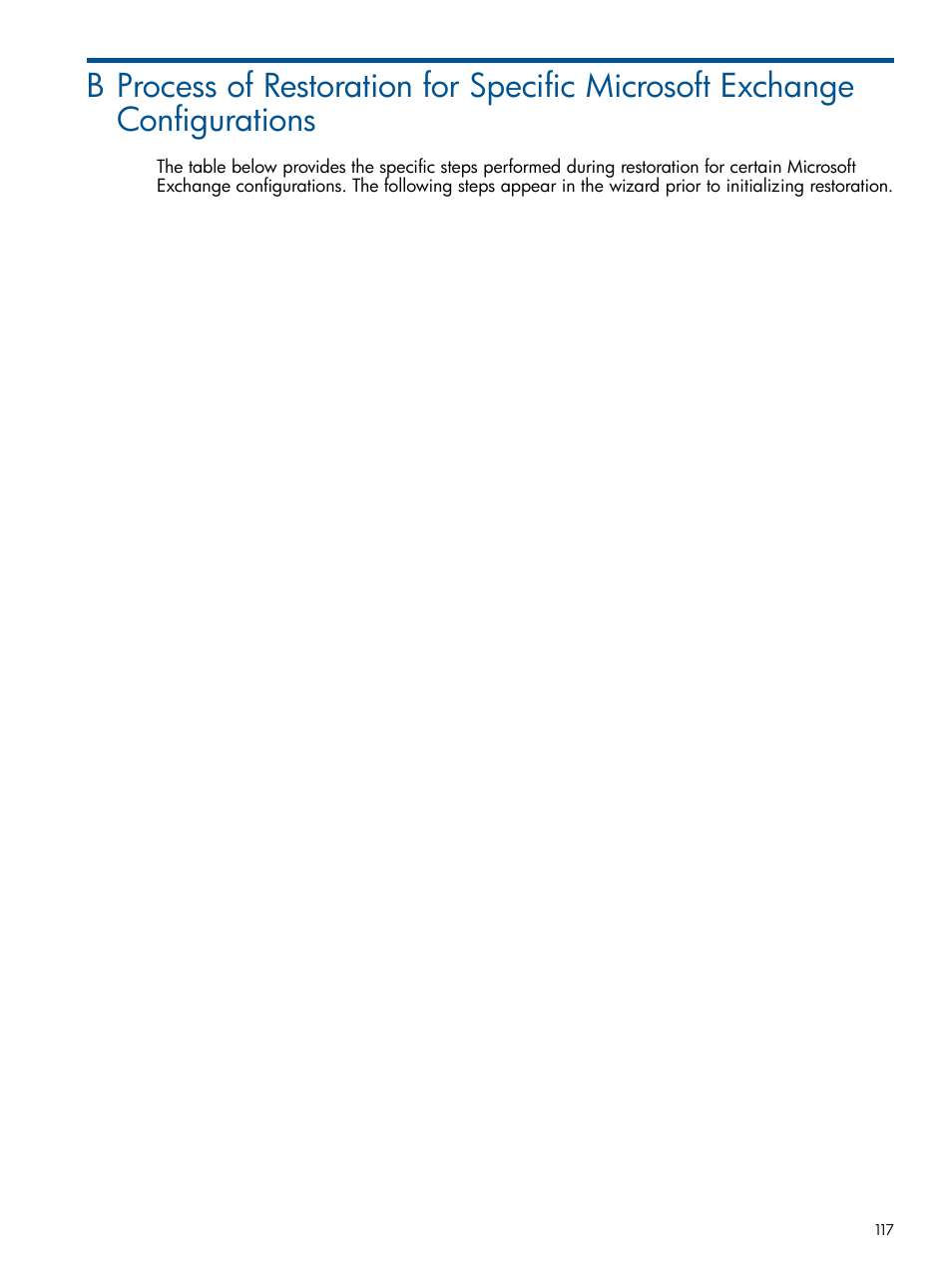 Process of | HP 3PAR Application Software Suite for Microsoft Exchange User Manual | Page 117 / 143