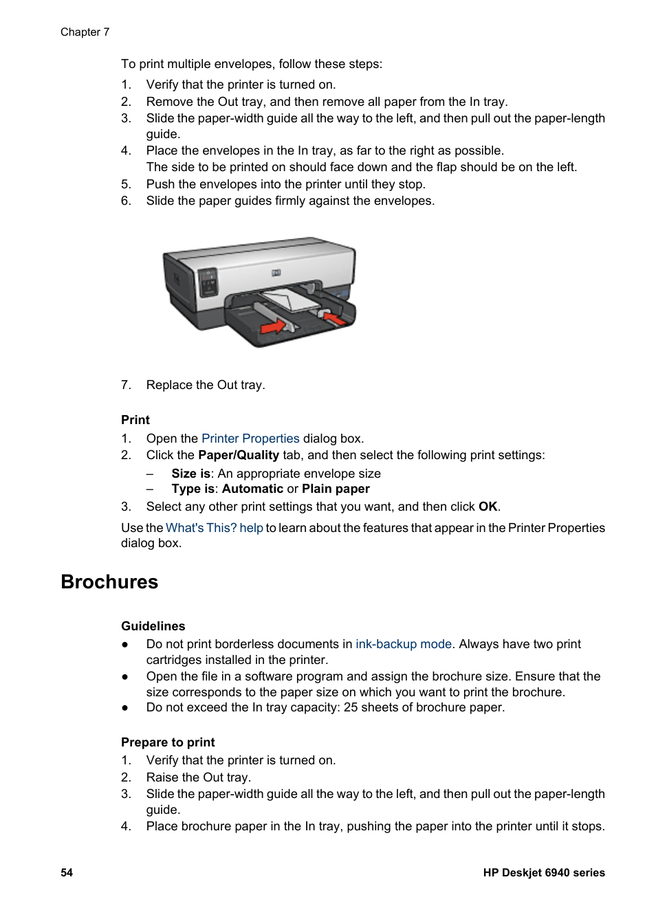 Brochures | HP Deskjet 6940 User Manual | Page 56 / 150