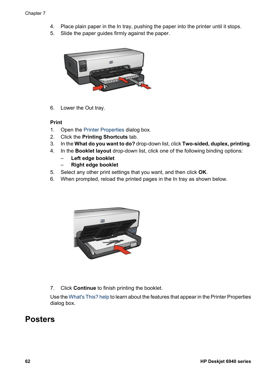 Posters | HP Deskjet 6940 User Manual | Page 64 / 150