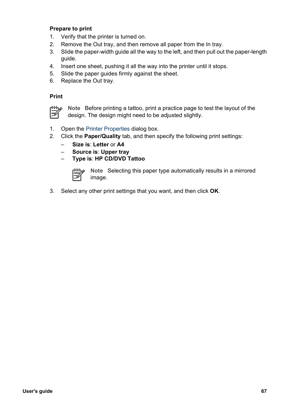 HP Deskjet 6940 User Manual | Page 69 / 150